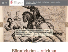 Tablet Screenshot of boennigheim.de